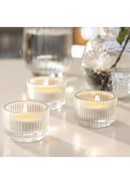 Kokulu Tealight Mum, Açık Yeşil, 3.5 Saat, Elma fırsatları