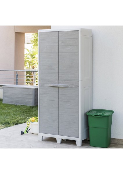 Toomax Woody's Xl 4 Raflı Plastik Dolap Antrasit fırsatları