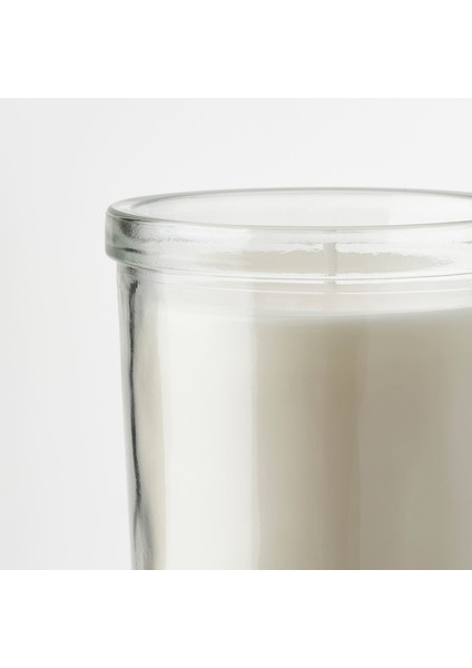 Bardakta Kokulu Mum, Açık Bej, 40 Saat, Vanilya