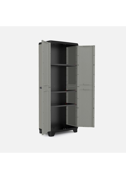 Keter Planet 3 Raflı Plastik Dolap Antrasit fiyatları