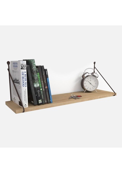 Endpa Armoni Dikdörtgen Salon Dekoratif Raf Seti Sarı