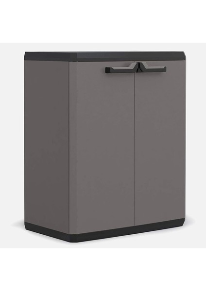 Keter Piu Kısa Tek Raflı Plastik Dolap 68X39X83 cm Antrasit