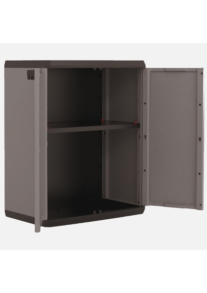Keter Piu Kısa Tek Raflı Plastik Dolap 68X39X83 cm Antrasit fiyatları