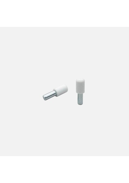 Adilon Plastik Metal Başlı Raf Pimi 10'lu Beyaz