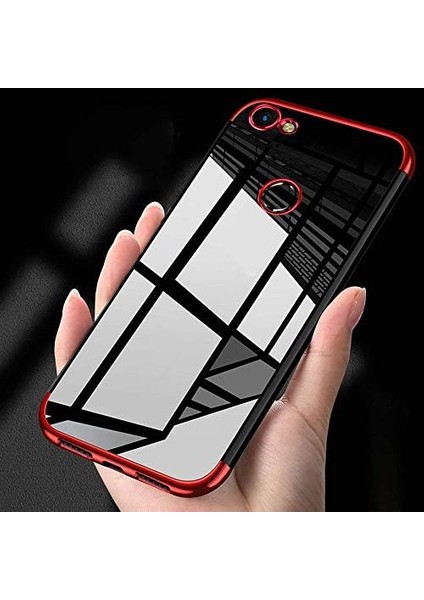 Casper Via G3 Için Kılıf Skyfall Transparent Clear Kırmızı [via G3 ile Uyumlu Kılıf - Kırmızı]