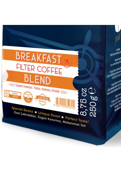 Breakfast Blend Filtre Kahve 250 G