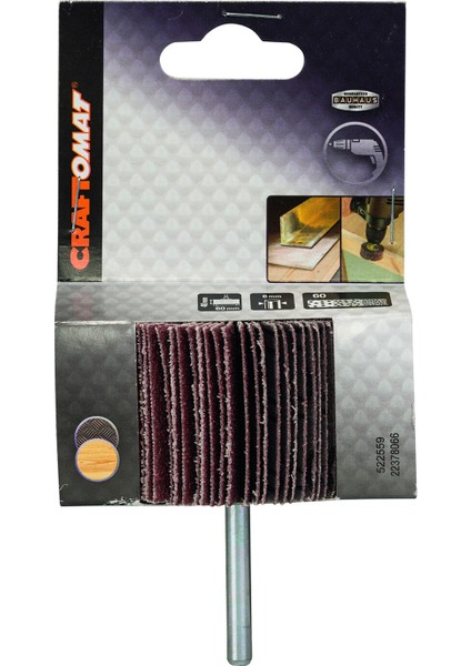 Craftomat Flap Zımpara ÇAPI:6X60 mm 60 Kum
