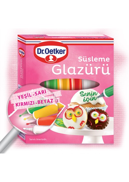 Şekerli Süsleme Glazürü 76 G