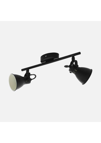 Seras 3 W Siyah GU10 2'li Sıva Üstü LED Spot