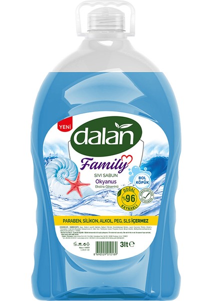 Sıvı Sabun Okyanus 3 L