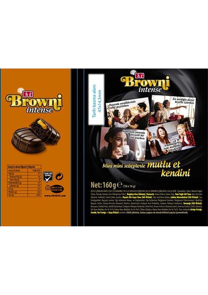 Browni Intense Mini Karamelli 160 gr