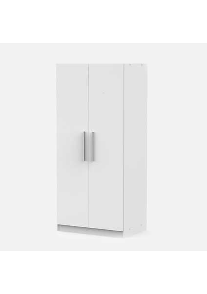 Sonorous 2 Kapaklı Gardırop Beyaz