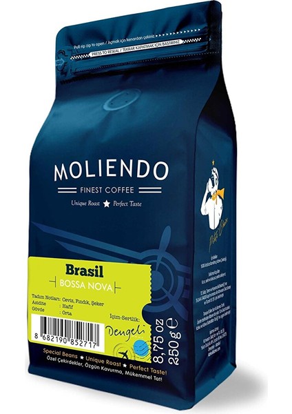 Brasil Bossa Nova Yöresel Filtre Kahve 250 G