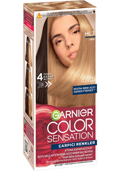 Color Sensation Hl3 Sarı Saç Boyası