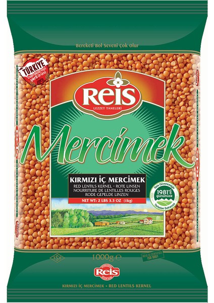 Kırmızı Mercimek 1 kg
