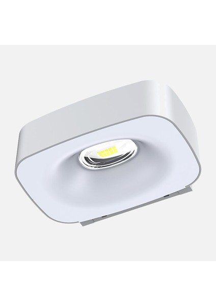 Solar LED Kare Aplik Beyaz