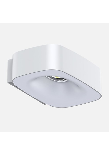 Solar LED Kare Aplik Beyaz