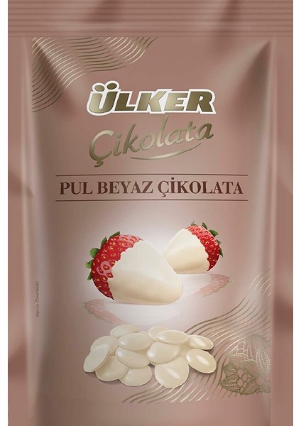 Beyaz Pul Çikolata 100 gr