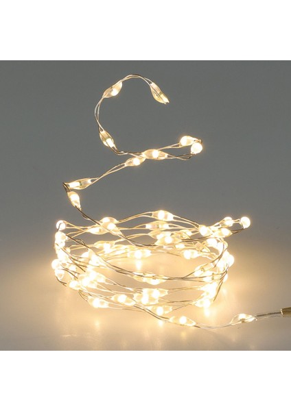 LED Işık 66 Ledli Zincir Sıcak Sarı
