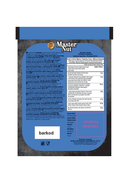 Master Nut Benekli Leblebi 160 G