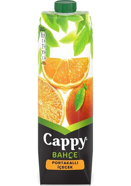 Bahçe Portakallı Meyve Suyu Karton Kutu 1 Litre