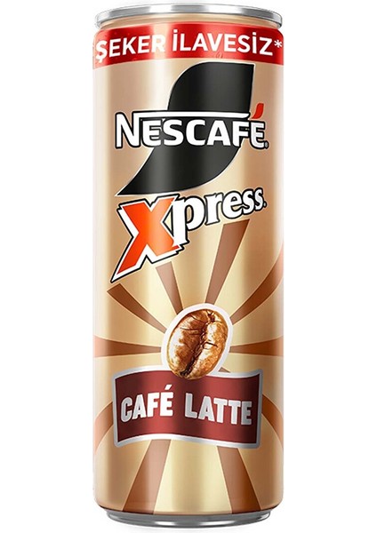 Xpress Cafe Latte Şeker Ilavesiz 250 M