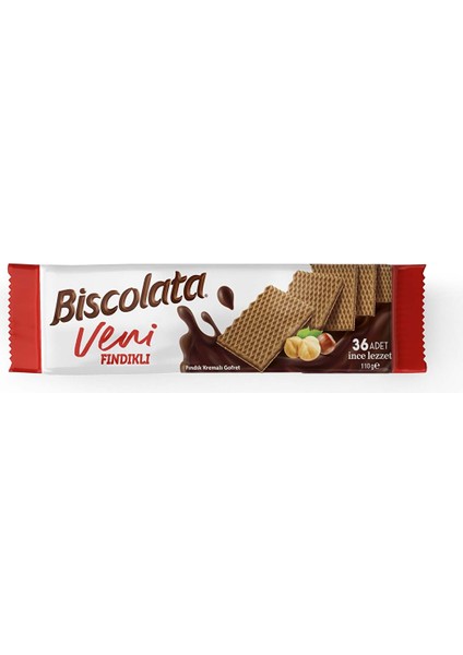 Biscolata Veni Fındıklı Gofret 110 gr