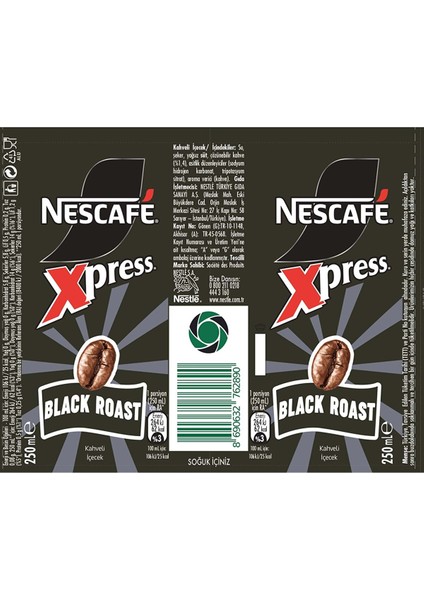 Xpress Black 250 ml
