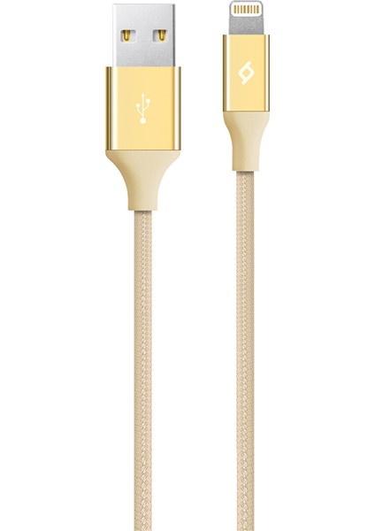Alumicable iPhone Şarj Kablosu Altın