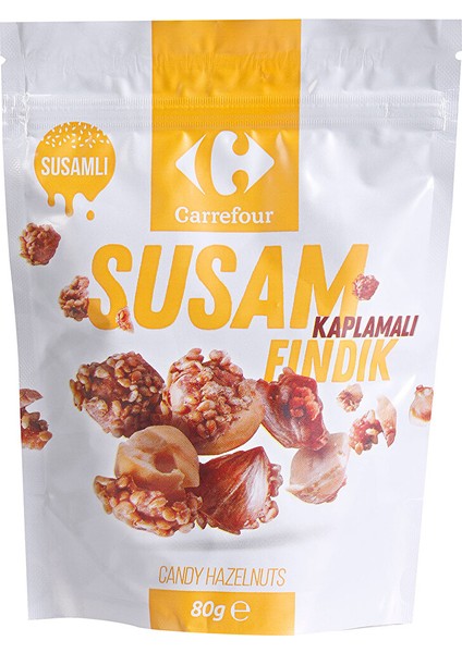 Susam Kaplamalı Fındık 80 G