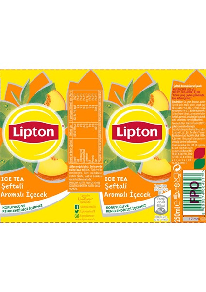 Ice Tea Şeftali Kutu 250 ml