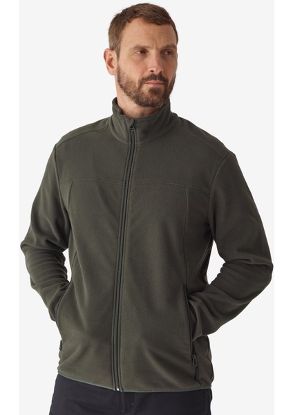 Erkek Ses Çıkarmayan Polar Hırka - Yeşil - Avcılık ve Doğa Gözlemi - 100 modelleri