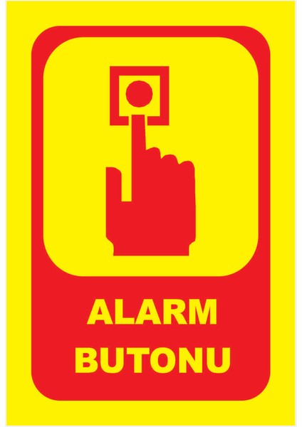 Extra Fix 16X24 cm Pvc Yangın Alarm Butonu