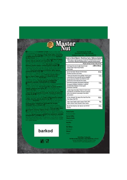 Master Nut Kavrulmuş Fındık Içi 130 G