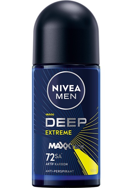 Men Deep Extreme Erkek Roll On Deodorant 50 ml