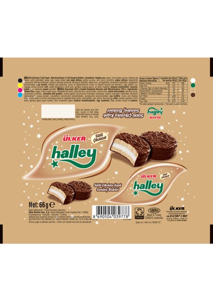 Ülker Halley Mini Granüllü Bisküvi 66 gr