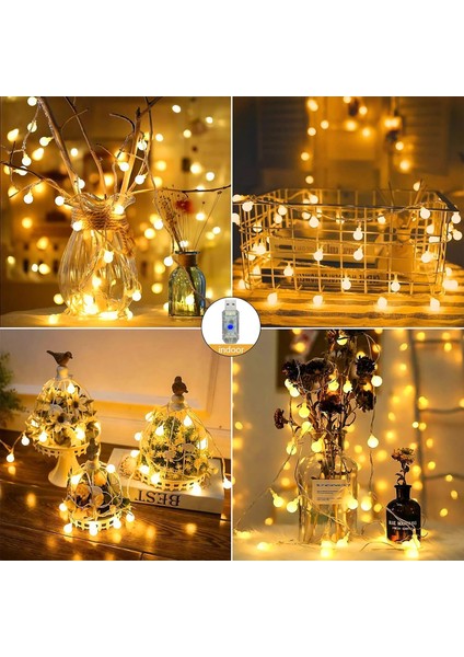 Usb'li 60 LED Sarı Yılbaşı Işık Topları fiyatları