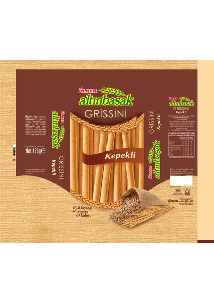 Ülker Altınbaşak Grissini Kepekli 125 gr