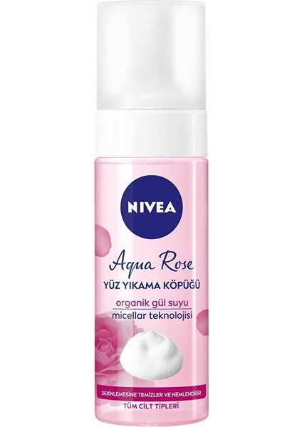 Aqua Rose Yüz Yıkama Köpüğü 150 ml