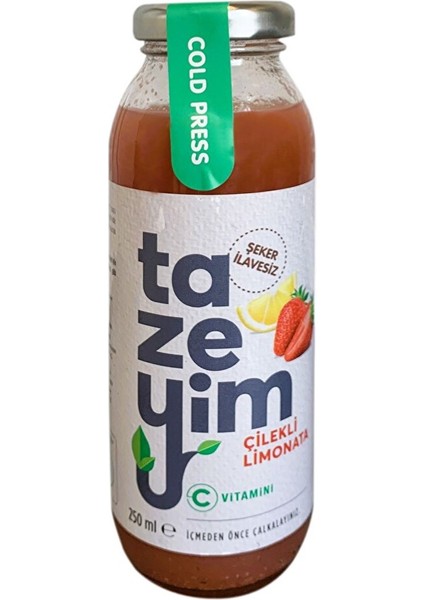 Çilekli Limonata 250 ml