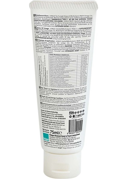 Kedi Macunu Tüy Yumağı Önleyici 75 ml fiyatları