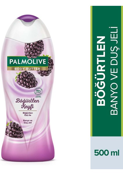 Body Butter Böğürtlen Keyfi Böğürtlen Özü ile Banyo ve Duş Jeli 500 ml