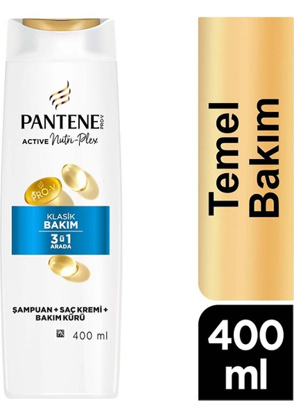 Temel Bakım 3'ü 1 Arada Şampuan 400 ml