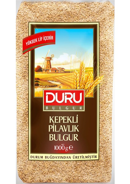 Kepekli Pilavlık Bulgur 1 kg