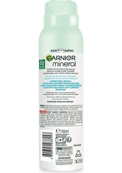 Garnier Doğal Ferahlık Spray Deodorant fiyatları