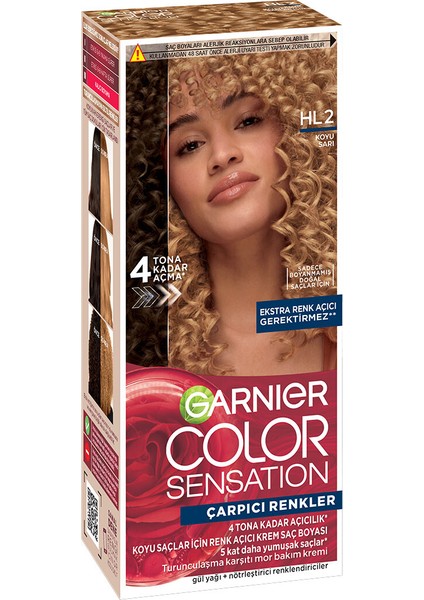 Color Sensation Hl2 Koyu Sarı Saç Boyası