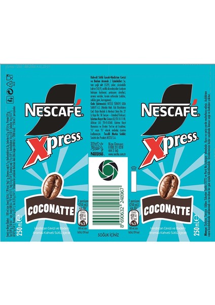 Xpress Coconatte Kutu 250 ml