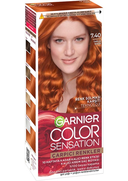 Color Sensation 7.40 Tarçın Bakır Saç Boyası