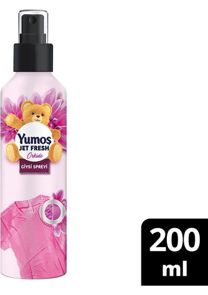 Yumoş Extra Yumoş Jetfresh Giysi Spreyi Orkide 200 ml