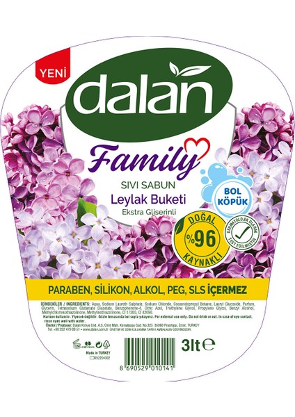 Sıvı Sabun Leylak 3 L